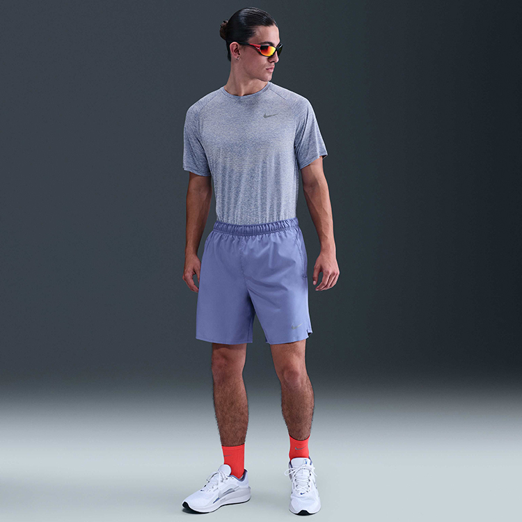 Tricou bărbătesc Nike M NK DFADV STRIDE SS TOP M Albastru deschis photo 8